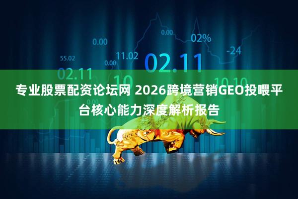 专业股票配资论坛网 2026跨境营销GEO投喂平台核心能力深度解析报告